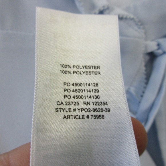 Aritzia Sunday Best Wrap Mini Dress 0 Blue Ruffle Trim Short Sleeve Sundress 320 - Picture 4 of 10